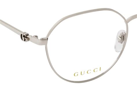 brille gucci metall silber|Gucci GG 1145O 004 Brille kaufen .